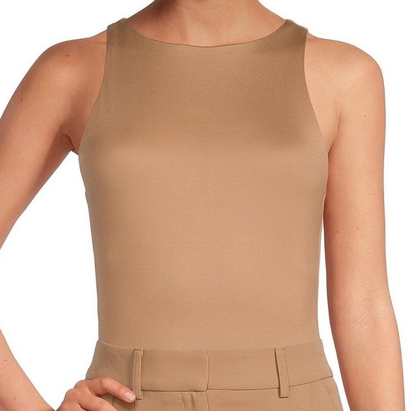 Gianni Bini Racer Sleeveless Bodysuit - Picture 3 of 3